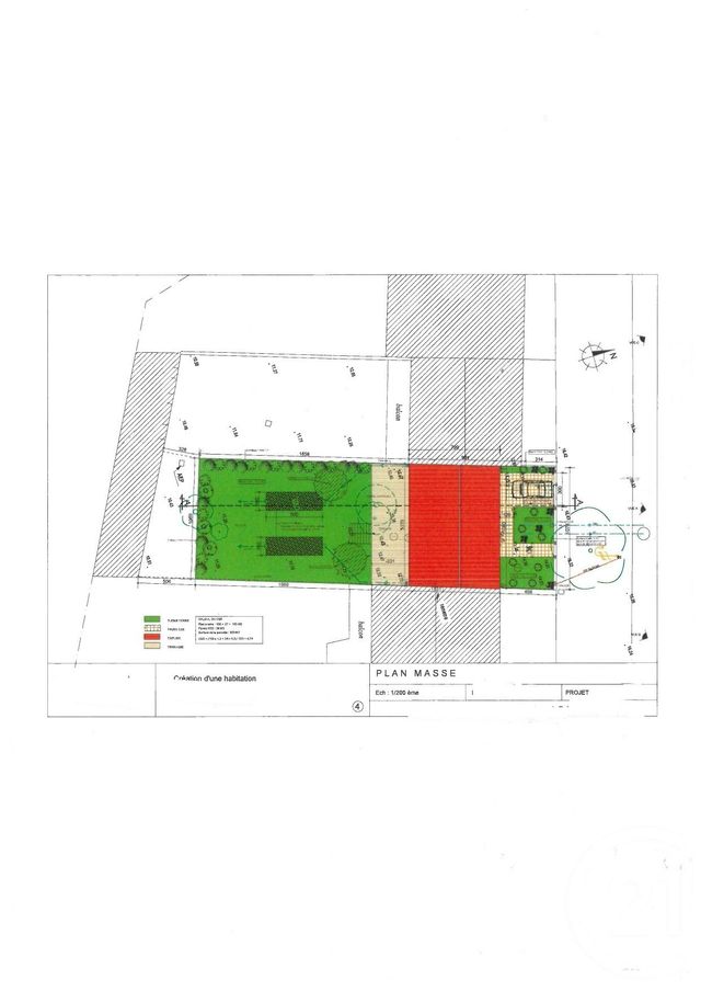 terrain à vendre - 340.0 m2 - NANTES - 44 - PAYS-DE-LOIRE - Century 21 Ile Mangin Beaulieu